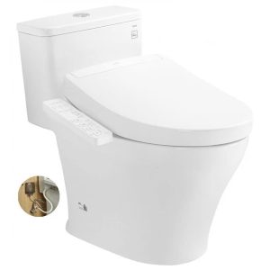 Bồn Cầu Điện Tử TOTO MS857DW24 Nắp Rửa Washlet TCF33461GAA S2
