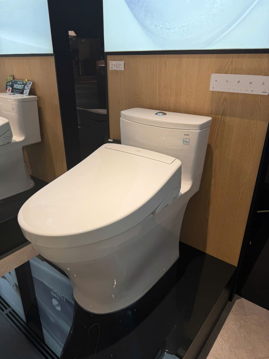 Bồn Cầu Điện Tử TOTO MS885DW25 Nắp Rửa Washlet TCF34461GAA S5