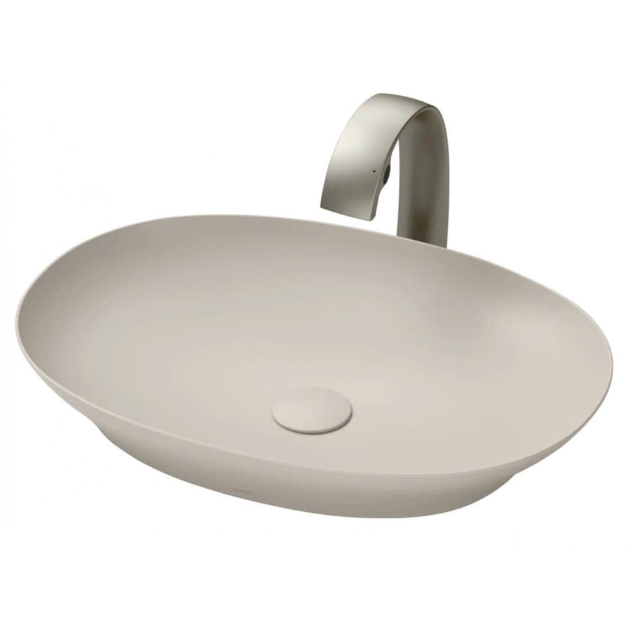 Chậu Rửa Mặt Lavabo TOTO LT4706 Đặt Bàn Màu Be Mờ