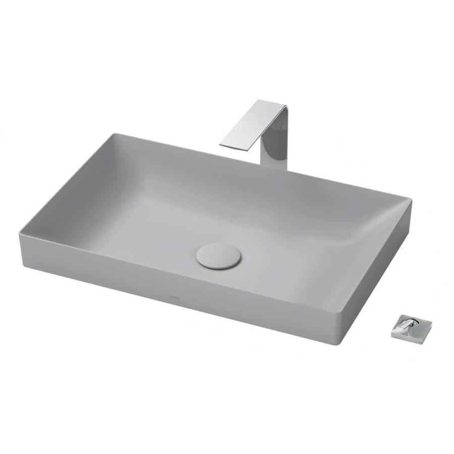 Chậu Rửa Mặt Lavabo TOTO LT4716G19 Đặt Bàn Màu Xám Mờ